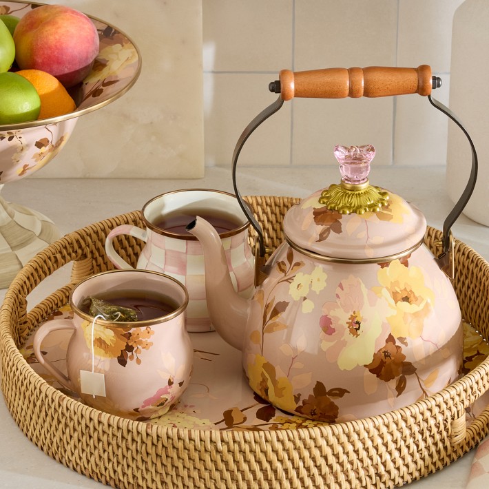 MacKenzie-Childs Wild Rose Mauve Collection | Williams Sonoma