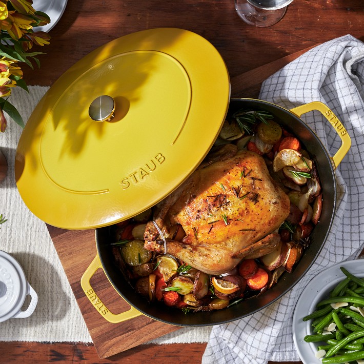 Staub Enameled Cast Iron Oval Dutch Oven 6.25-Qt | Williams Sonoma