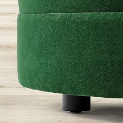 Capri Round Coffee Table Ottoman (36")
