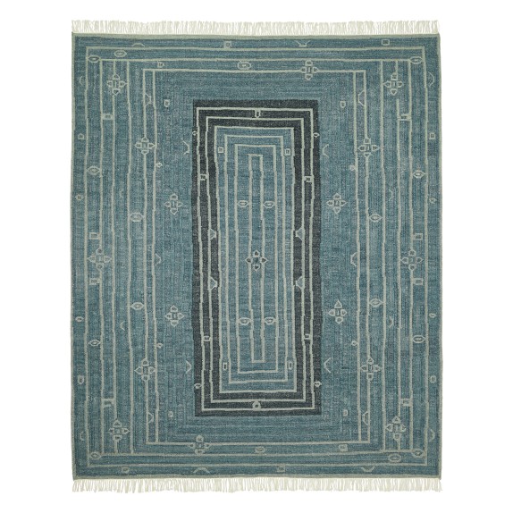 Corinne Flatweave Rug, Handwoven Wool | Williams Sonoma