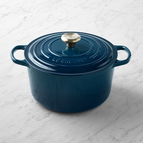 Le Creuset Enameled Cast Iron Signature Deep Round Oven, 6.5-Qt., Agave