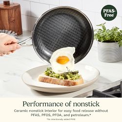 Cuisinart FusionElite+ Hybrid Stainless-Steel Ceramic Nonstick Skillets