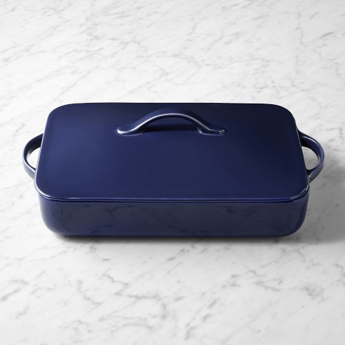 Williams Sonoma Essential Covered Rectangular Baker, 4-Qt., Blue