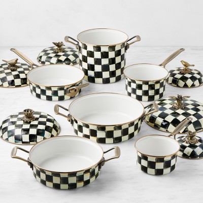 MacKenzie-Childs Courtly Check 12-Piece Cookware Set Simolary simolary.com 14