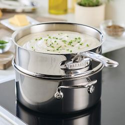 Hestan Provisions Stainless-Steel Double Boiler, 3-Qt