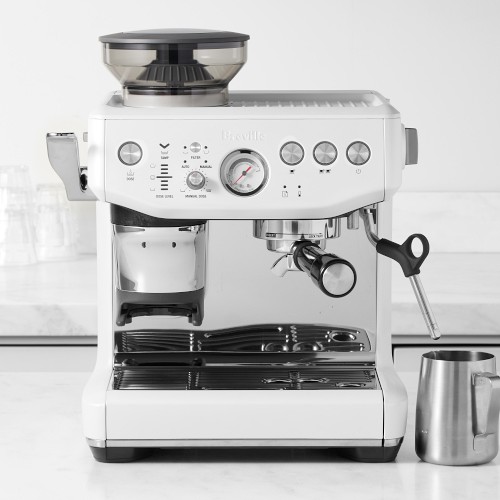 Breville Barista Express Impress Espresso Machine, Sea Salt