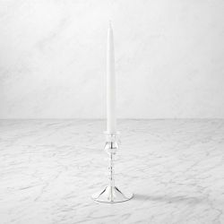 Heirloom Silver Taper Holder, Extra-Short