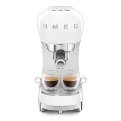 SMEG 50's Retro Style Manual Espresso Machine, White