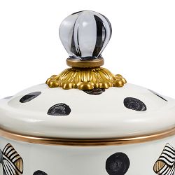 Mackenzie Childs Pretty as a Bow Canister