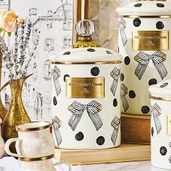 Mackenzie Childs Pretty as a Bow Canister