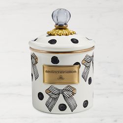 Mackenzie Childs Pretty as a Bow Canister, Small
