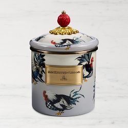 Mackenzie Childs Henhouse Canister, Small