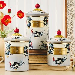 Mackenzie Childs Henhouse Canister
