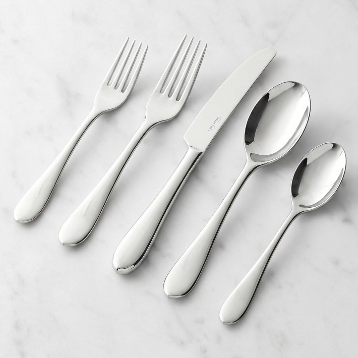 Robert Welch Flute Satin Silverware Sets | Williams Sonoma