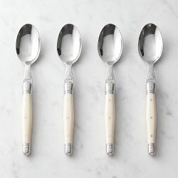 Jean Dubost Laguiole Condiment Spoons, Set of 4
