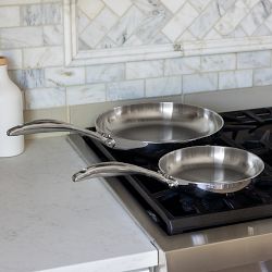 SCANPAN® HaptIQ S Stainless-Steel Fry Pan, Set of 2