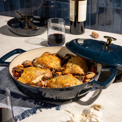 Lodge Luxe Enameled Cast Iron Braiser, 3.5-Qt Simolary simolary.com 19