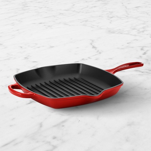 Le Creuset Signature Enameled Cast Iron Square Grill Pan, 10