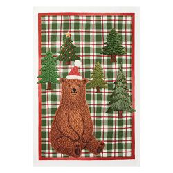 Novelty Holiday Animals Towels, Set of 2