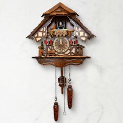 Engstler Christmas Cuckoo Clock, Woodland House