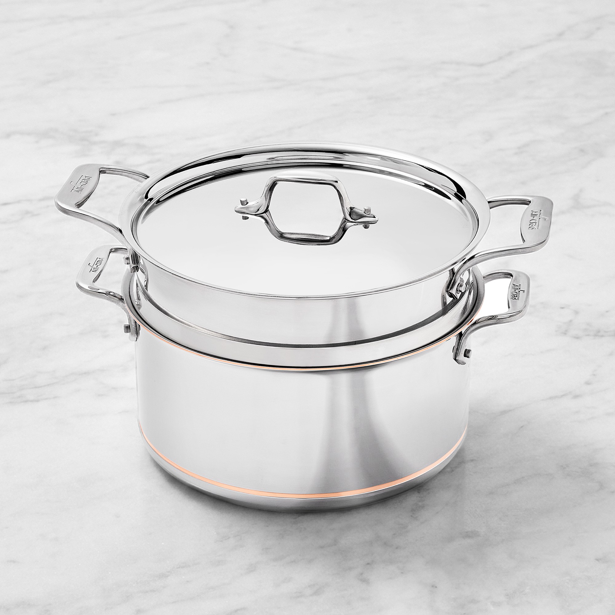 All-Clad Copper Core Pasta Pentola, 8-Qt Sansujyuku sansujyuku.com
