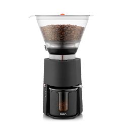Bodum Bistro Electric Burr Grinder with Vacuum Pump, Black