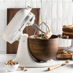KitchenAid® Porcelain Artisan Stand Mixer with Walnut Bowl, 5-Qt