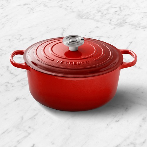 Le Creuset Signature Enameled Cast Iron Round Dutch Oven, 7.25-Qt., Red