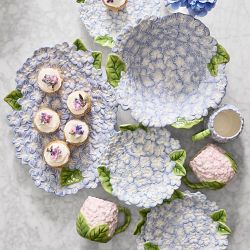 Hydrangea Figural Small Plates