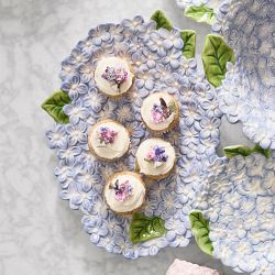 Hydrangea Figural Small Plates