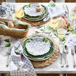 Hydrangea Figural Small Plates