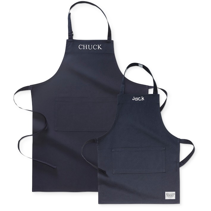 Williams Sonoma ウィリアムズソノマエプロン　ブラック　コットン Williams Sonoma Classic Solid Apron | Williams Sonoma