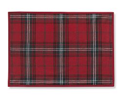 Red Tartan Placemats, Set of 4