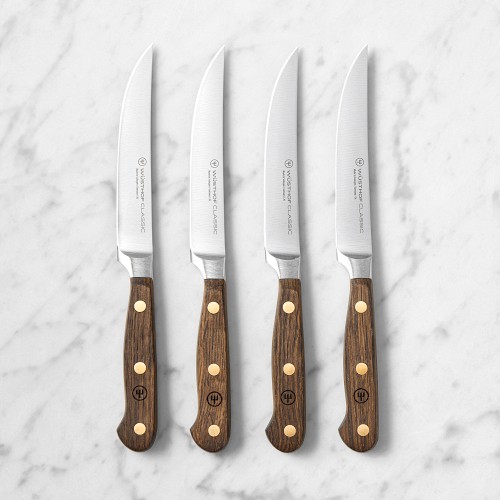 WÜSTHOF Classic Walnut Steak Knives, Set of 4