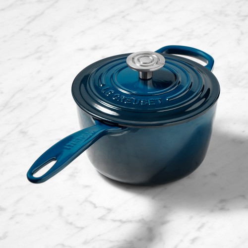 Le Creuset Signature Enameled Cast Iron Saucepan, 1 3/4-Qt, Nuit