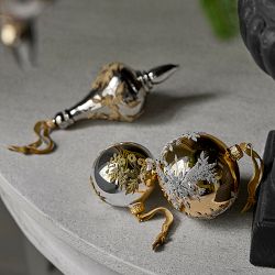 Josh Young x Williams Sonoma Home Beaded Ornaments, Set of 6