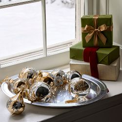 Josh Young x Williams Sonoma Home Beaded Ornaments, Set of 6