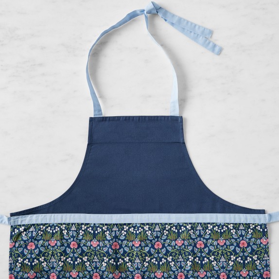 V&A william Morris Collection エプロン＆スリッパ Morris & Co. Eye Bright Apron | Williams Sonoma