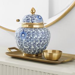 Ginger Jar with Gold Detail