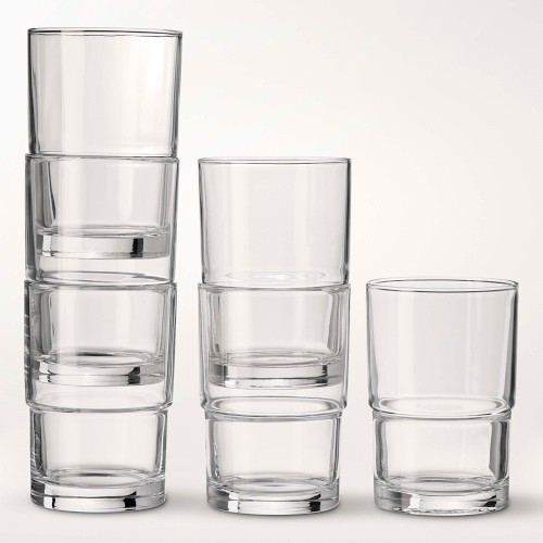 Williams Sonoma Pantry Stackable Tall Tumblers, Set of 6