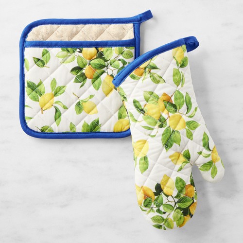 Limone Oven Mitt & Potholder Set