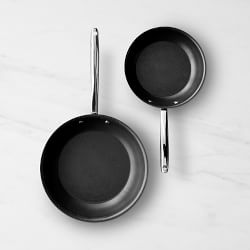 Williams Sonoma Signature Thermo-Clad™ Stainless-Steel Nonstick Fry Pan, Set of 2