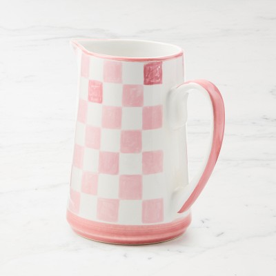 MacKenzie-Childs Stoneware Check Pitcher Simolary simolary.com 15