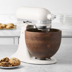 KitchenAid® Porcelain Artisan Stand Mixer with Walnut Bowl, 5-Qt