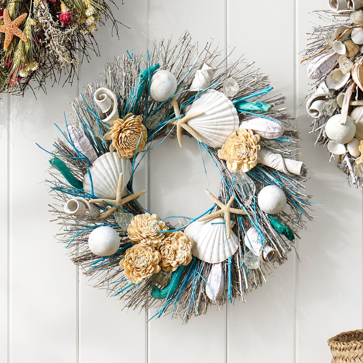 Fleur De Sel Live Wreath | Williams Sonoma