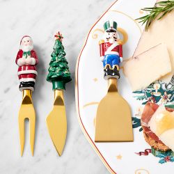 Twas the Night Before Christmas Cheese Knives, Set of 3