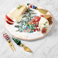 Twas the Night Before Christmas Cheese Board and Knives