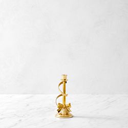 Gold Bow Tiny Taper Holder
