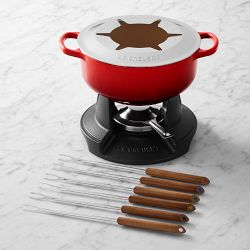 Le Creuset Alpine Enameled Cast Iron Fondue Set, 2.5-Qt