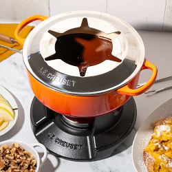 Le Creuset Alpine Enameled Cast Iron Fondue Set, 2.5-Qt